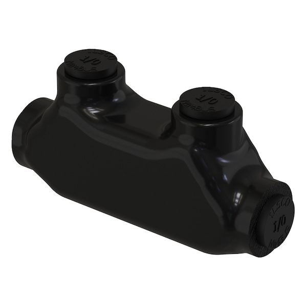 Conduit Fitting Connector, Painted, Black